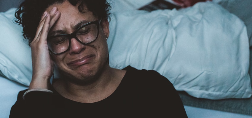 depressed ovulating woman